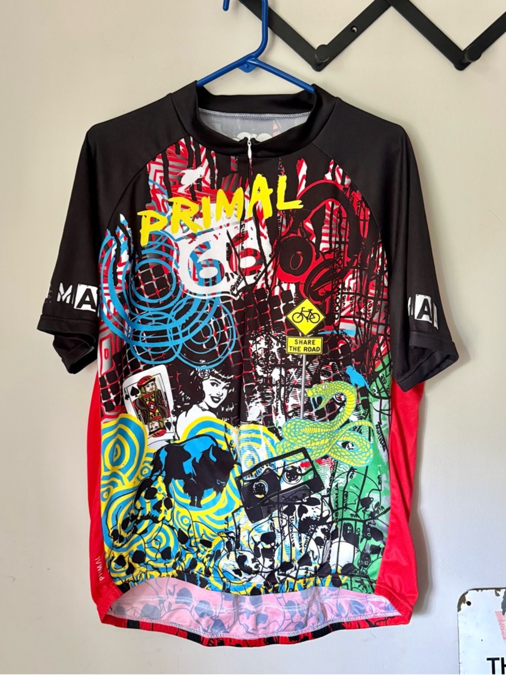 PRIMAL Men’s XXL Prisma Cycling Jersey